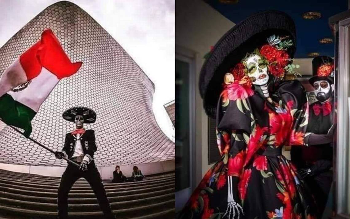 Disfraces mexicanos de dia de muertos sale